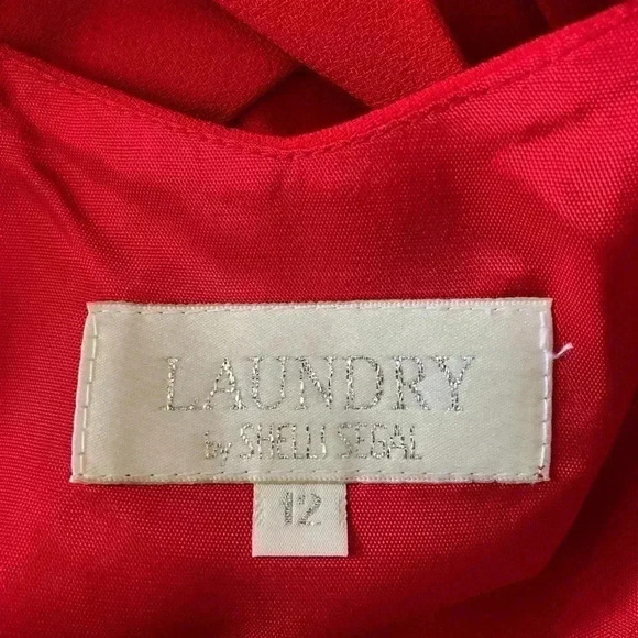 Laundry By Shelly Segal Dress Red - Picture 5 of 8